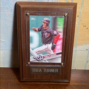 2017 Topps  Chrome Trea Turner Opening Day - Black Jersey Refractor #194 Card
